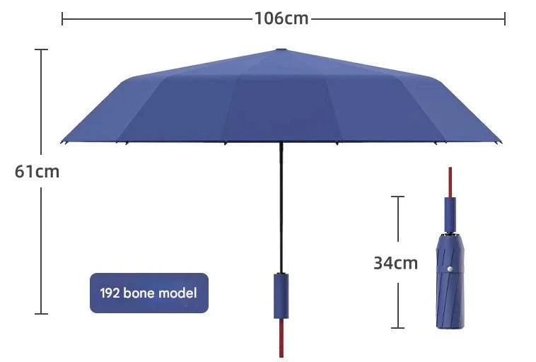 192 Bone Sun Protection Umbrella UPF 50+