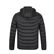 Black Heated Jacket back