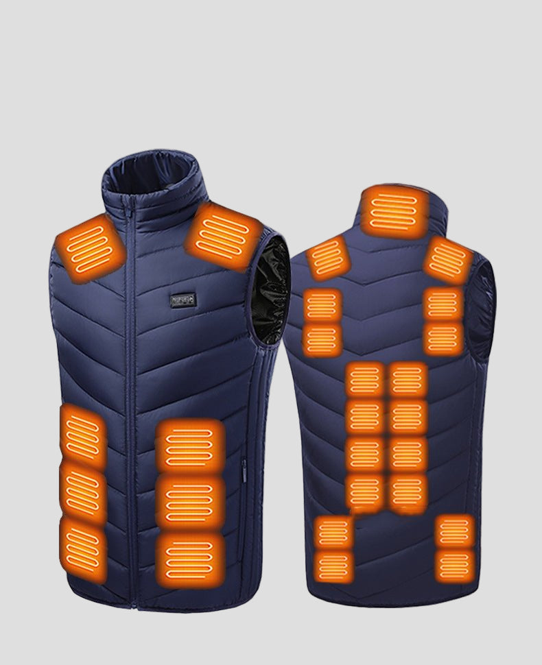 27 Area Blue Arrow Heated Vest
