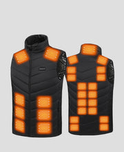 27 Area black Arrow Heated Vest