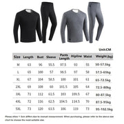 30 Area Heated Long Johns Size Guide