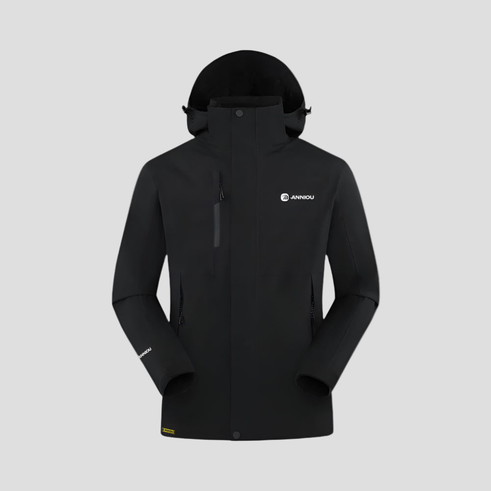 Black 3-in-1 Removable Shell Jacket