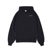 Black Oversized Heavyweight French Terry Hoodie