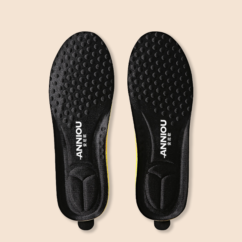 Black Remote Control Heated Insoles by Anniou
