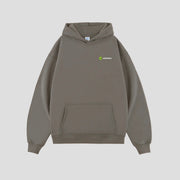 Gray Anniou Thick Fleece Lined Hoodie
