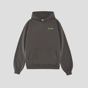 Gray Oversized Heavyweight French Terry Hoodie
