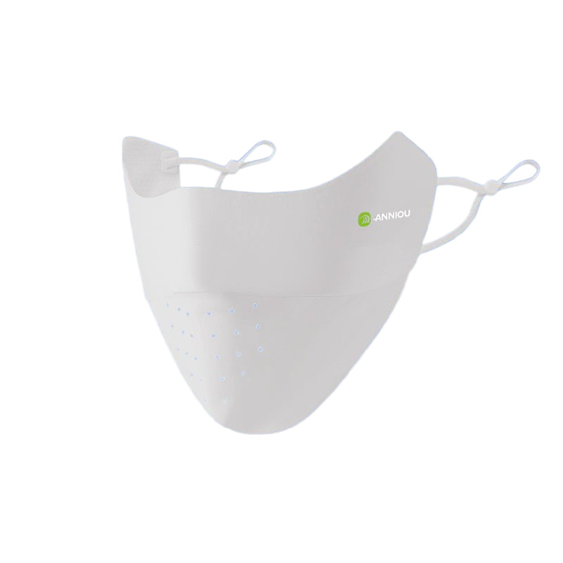 Gray Seamless Sun Protection Mask