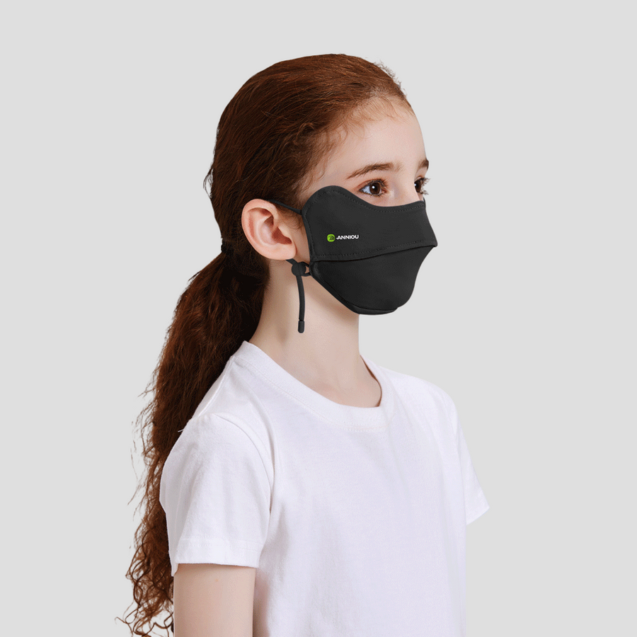 Kids Black UV Protection Mask