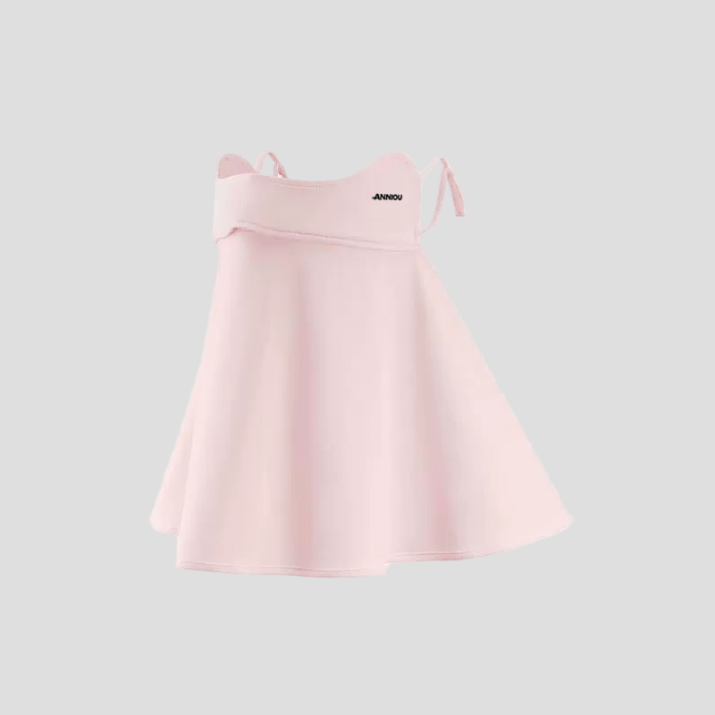 Kids Pink Summer Face Cover with UPF 50+