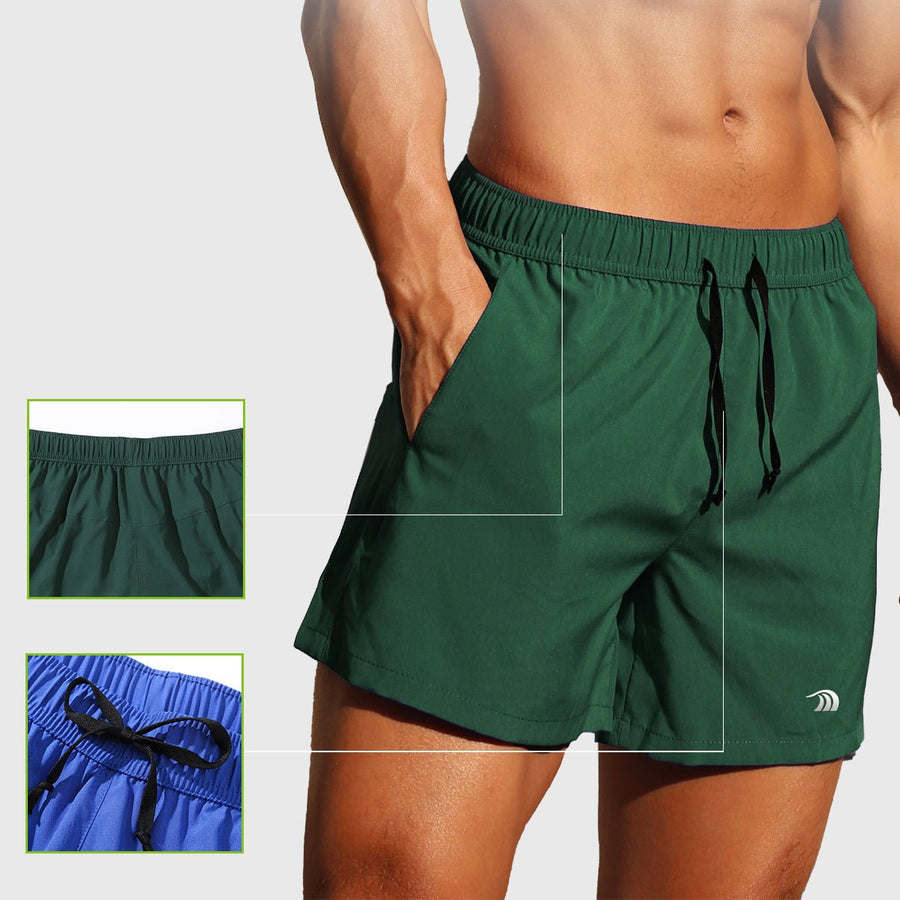 Mens Breathable Workout Shorts by Anniou