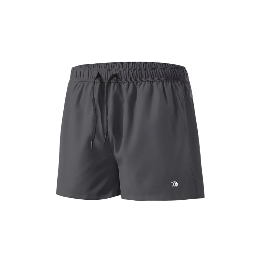Mens Gray Breathable Workout Shorts