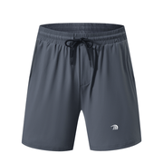 Mens Gray Ice Silk Gym Shorts