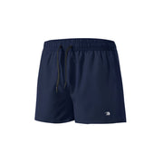 Mens Navy Blue Breathable Workout Shorts