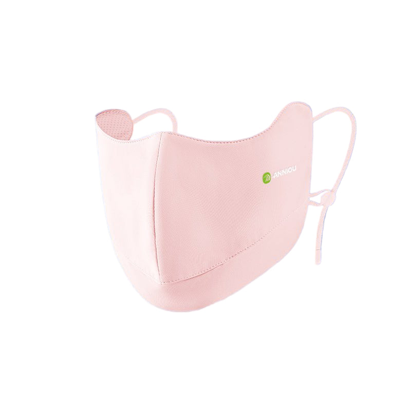 Pink Anniou UPF 100+ Raw Yarn Face Mask