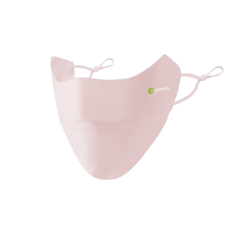 Pink Seamless Sun Protection Mask