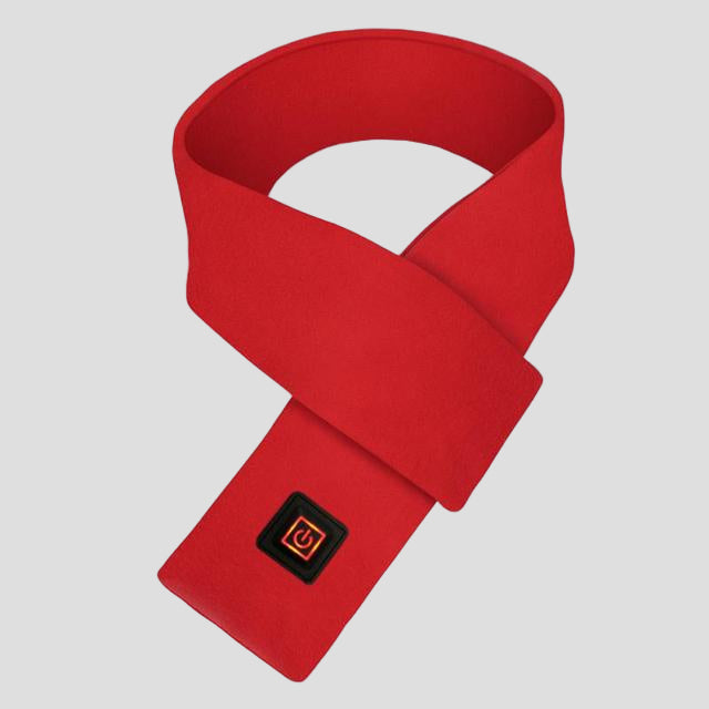 Red Short Heated Scarf