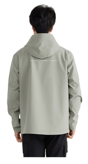 Seamless Hardshell Hooded Jacket back