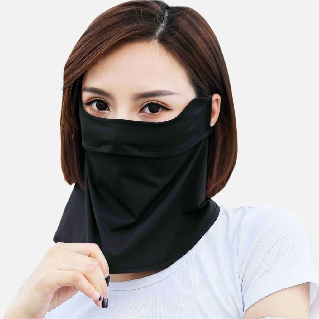 Sun Protective Face Mask UPF 50+ IN BLACK