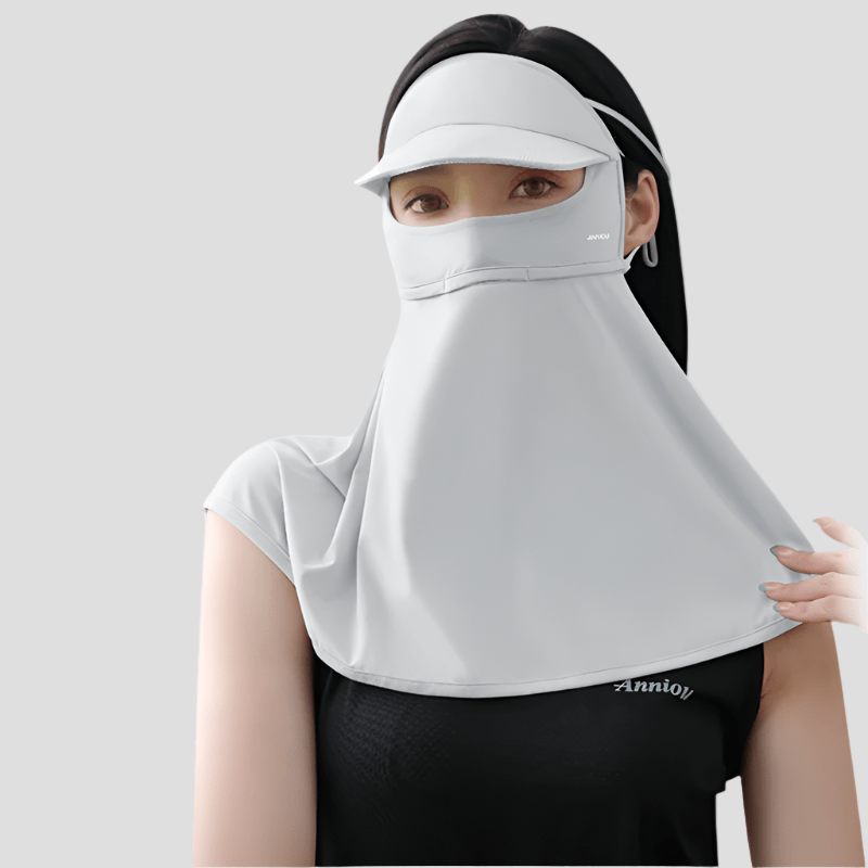 UPF 50+ Sun Protection Visor Neck Gaiter
