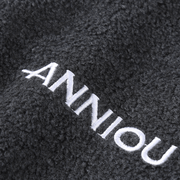 Polar Fleece Half Zip Pullover Sweatshirt Anniou logo