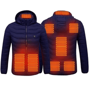 Anniou Unisex Hooded Heated Duck Down Jacket - Sidiou Group