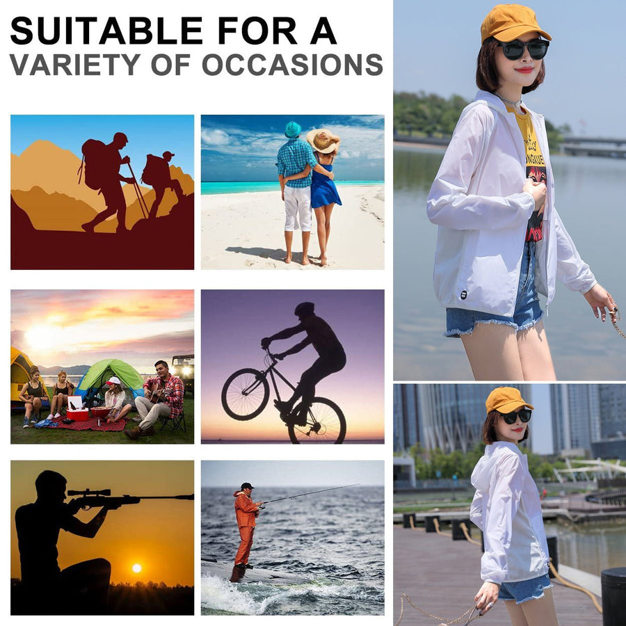 Anniou Women's Outdoor UV Hoodie Cycling Jacket - Sidiou Group