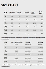 Men's Navy Blue Lightweight Running Shorts by Anniou size guide