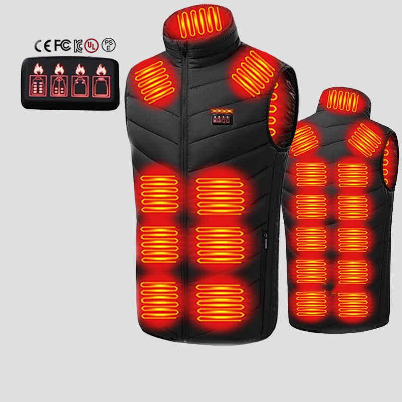 black 21 Area Heated Gilet