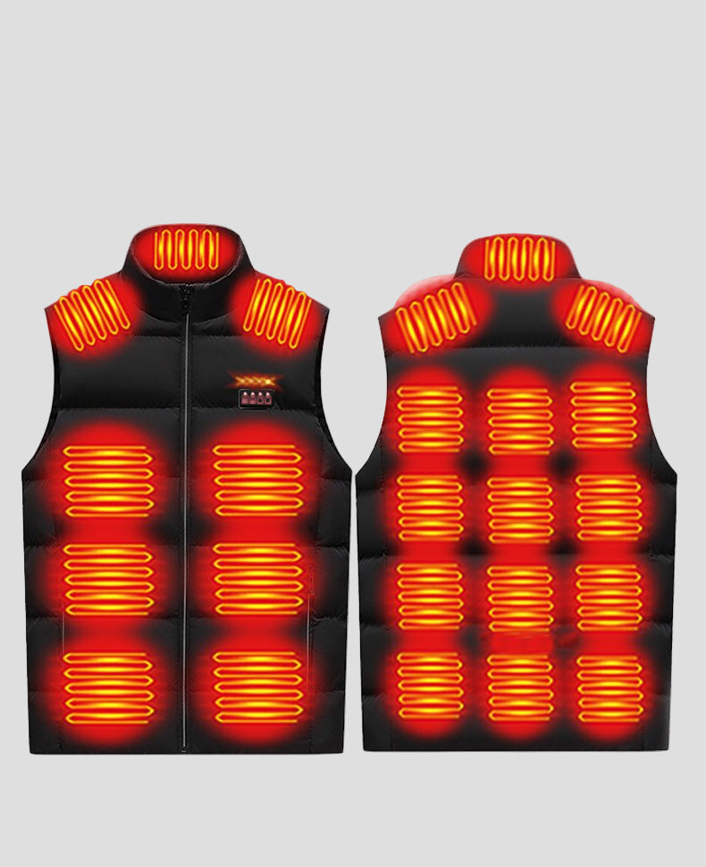 black 23 Area Smart Heated Vest