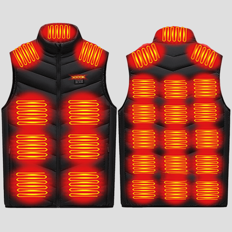 black 26 Area Heated Vest