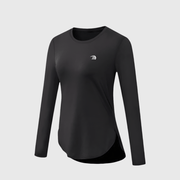 women's black UPF 50+ Long Sleeve Shirt