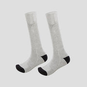 black and gray Thermal Heated Socks
