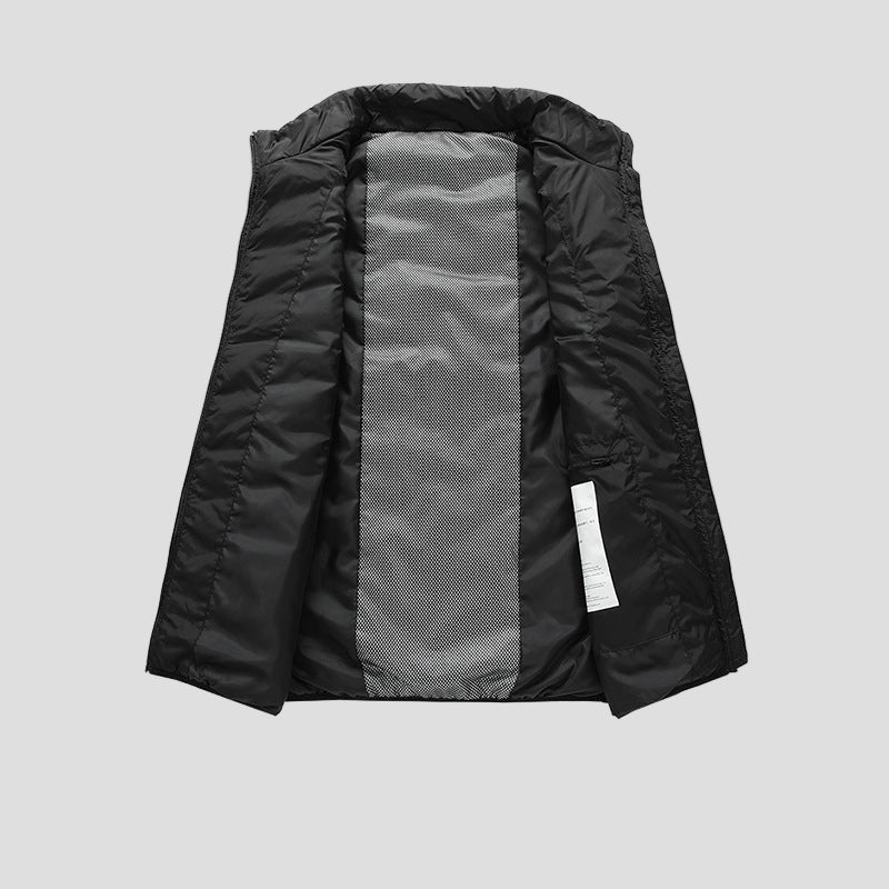 black classic heated vest inside