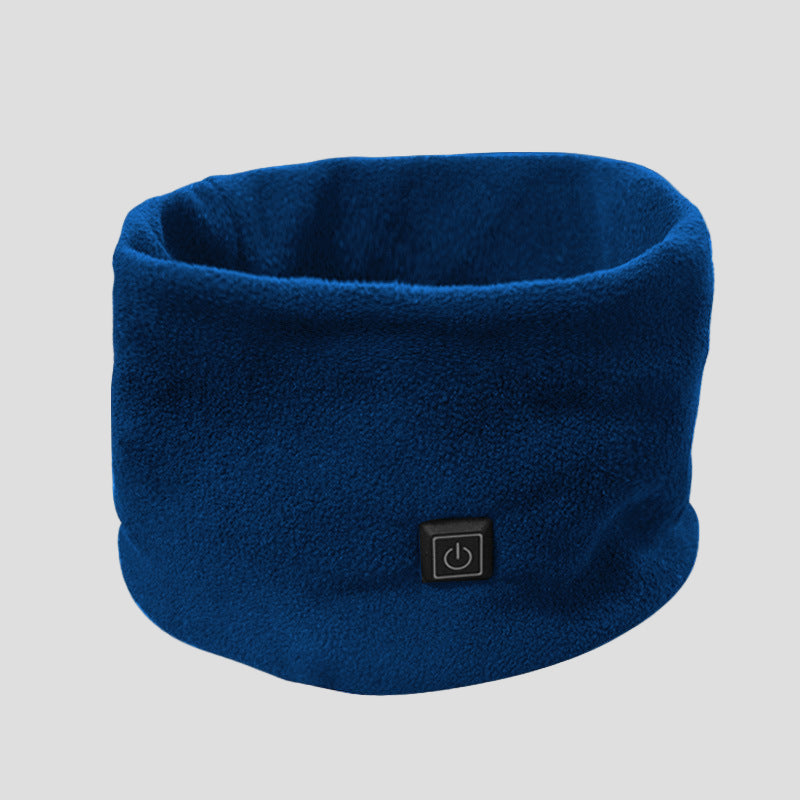 blue Heated Neck Warmer