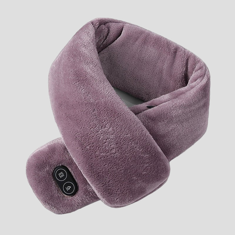 brown Heated Massage Scarf