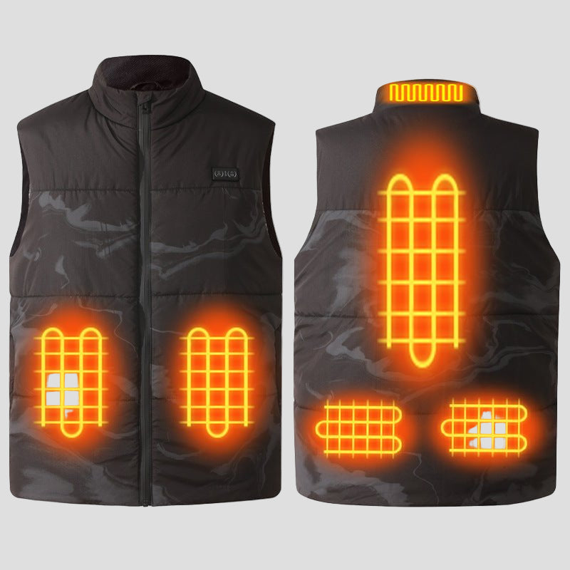 Camouflage Heatedvest 6 area