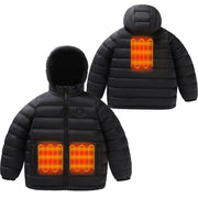 Children's 3 Area Hooded Heated Jacket - Sidiou Group