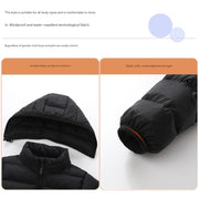 Children's 3 Area Hooded Heated Jacket - Sidiou Group