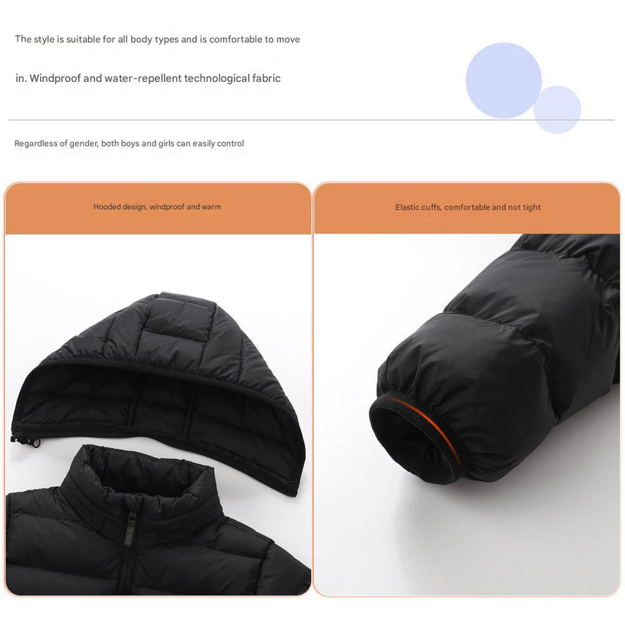 Children's 3 Area Hooded Heated Jacket - Sidiou Group