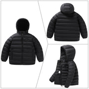 Children's 3 Area Hooded Heated Jacket - Sidiou Group