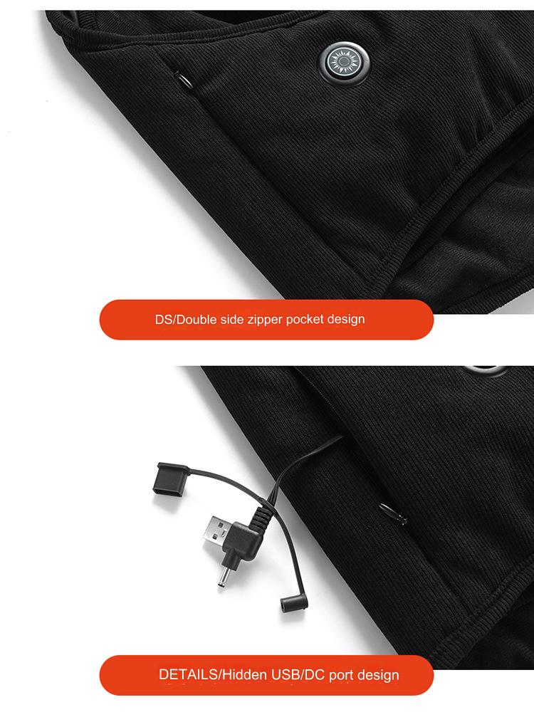 Corduroy Heated Vest - Sidiou Group