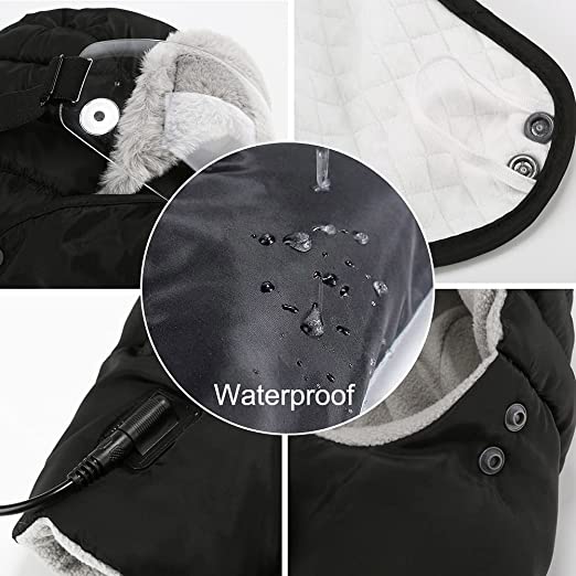 Detachable Goggles Fleece Heated Hat waterproof