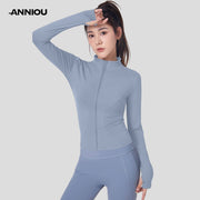 gray blue Slim Fit UV UPF50+ Sports Jacket