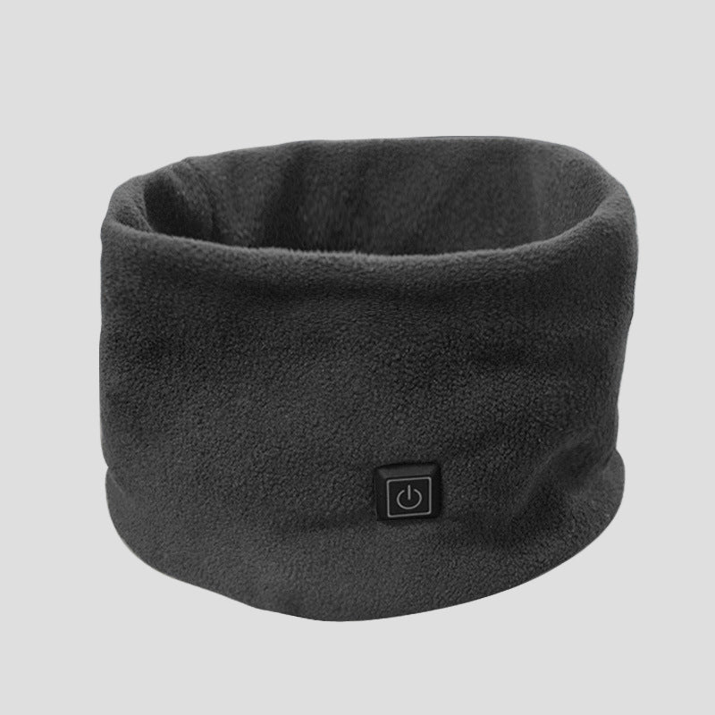 grey Heated Neck Warmer