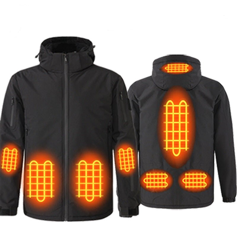 Heated Hardshell Jacket with 8 heat zones