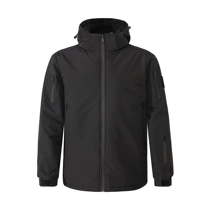 black Heated Hardshell Jacket