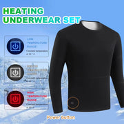Unisex Heated Thermal Underwear Set Anniou settings