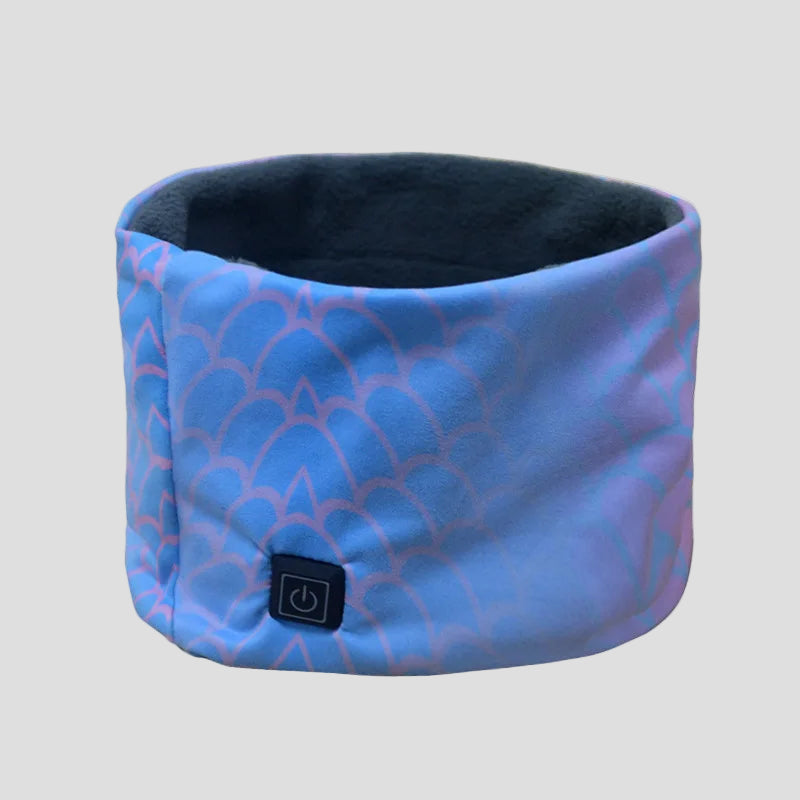 light blue Heated Neck Warmer