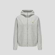 light gray Sports Zip Up Hoodie by Anniou