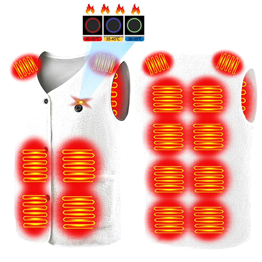 Men and Women's 16 Area Heated Gilet - Sidiou Group